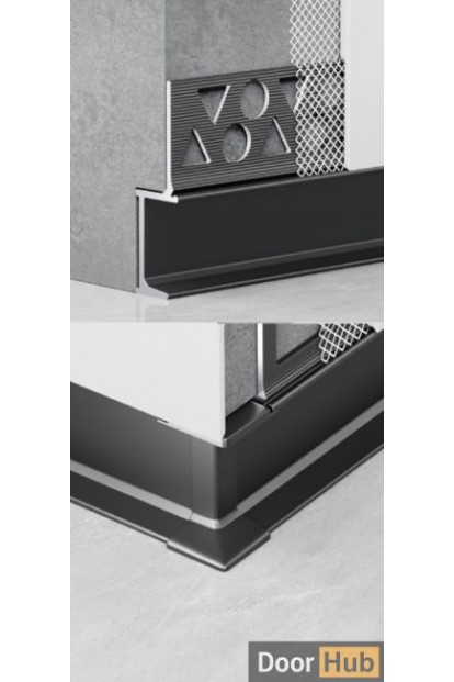 2cm Inset Flush Skirting Board for Developers in the UAE